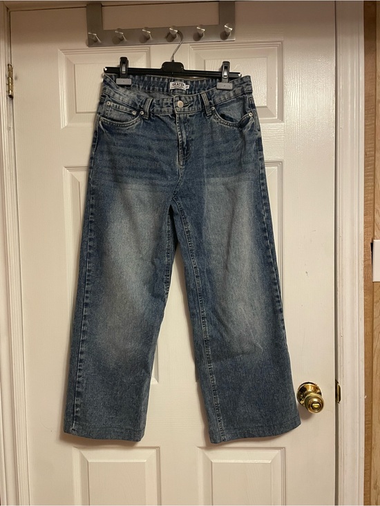 Urban Behavior Denim - Urban Behavior Wide-Leg Blue Wash Jeans
